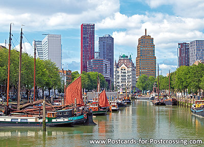 Postcard Rotterdam Skyline