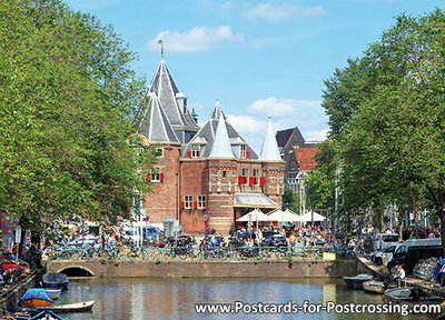 Postcard Amsterdam De Waag