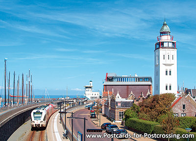 Postcard lighthouse Harlingen