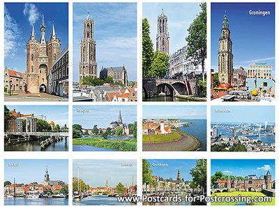 City postcard set