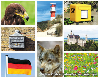 Postcard set Germany