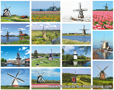 Mill postcard set