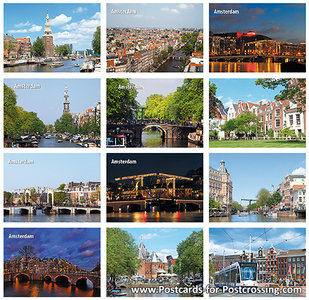 Amsterdam postcard set