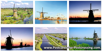 Kinderdijk postcard set