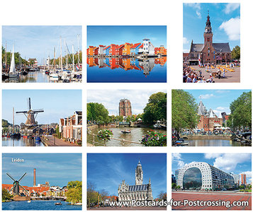 City postcard set