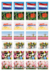 Holland sticker sheet