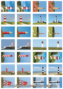 Lighthouse sticker sheet