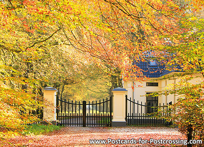 Paleispark het Loo in Apeldoorn postcard