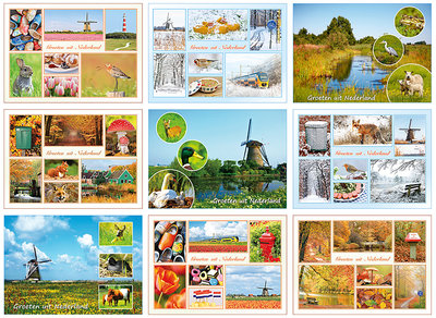 Groeten uit Nederland postcard set