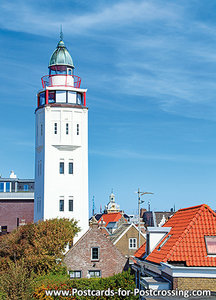 Harlingen lighthouse postcard