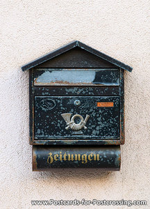 German letterbox postcard