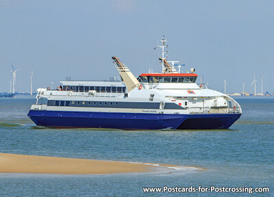 Prinses Maxima ferry postcard
