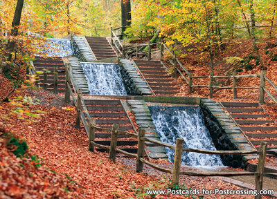 Loenense waterfall postcard