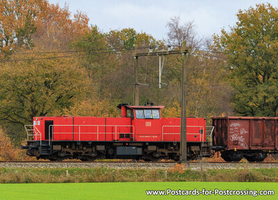 Postcard diesel locomotive Mak DE 6400