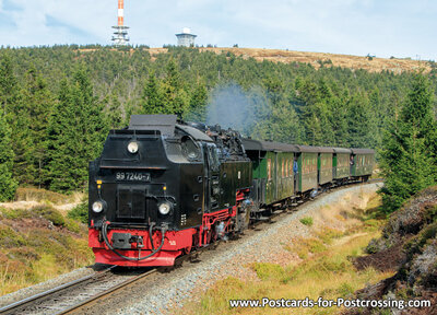 Postcard HSB 99-7240 Brockerbahn