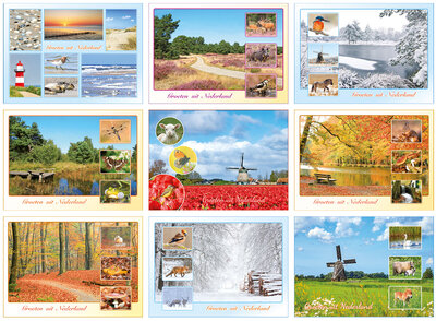 Postcard set Groeten uit Nederland
