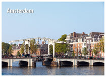 Amsterdam postcards | Skinny bridge Amsterdam postcard Amsterdam postcards | Skinny bridge Amsterdam postcard