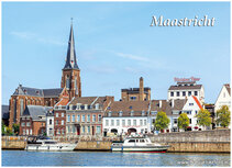 postcard Maastricht with the St. Martinus Church postcard Maastricht with the St. Martinus Church