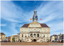 postcard Maastricht - town hall postcard Maastricht - town hall