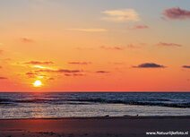 Sunset postcards | North Sea sunset postcard 