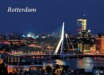 Rotterdam postcards | Erasmus bridge postcard