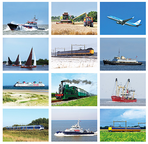 Postcard set transport vehicles Postcard set transport vehicles