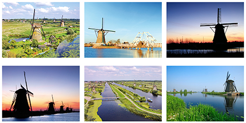 Kinderdijk postcardset