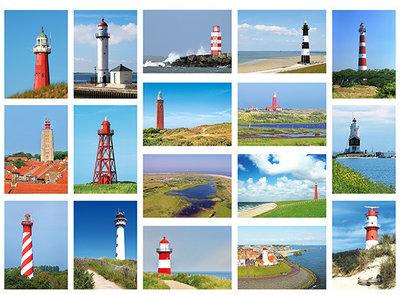 postcard set lighthouses postcard set lighthouses